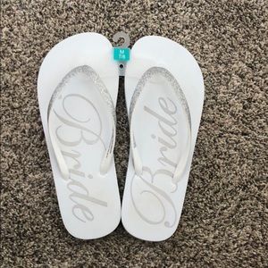 Bride Flip Flops